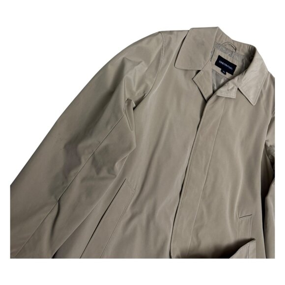 LONDON FOG Designer Business Casual Rain Trench Coat Jacket Mens 40S Medium - Picture 4 of 5